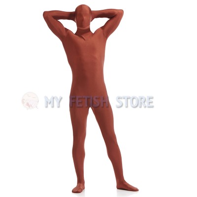 Full Body brownish red Lycra Spandex Bodysuit Solid Color Zentai suit Halloween Fancy Dress Costume Full Body brownish red Lycra Spandex Bodysuit Solid Color Zentai suit Halloween Fancy Dress Costume